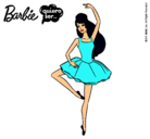 Dibujo Barbie bailarina de ballet pintado por chakira