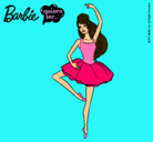 Dibujo Barbie bailarina de ballet pintado por Sonya