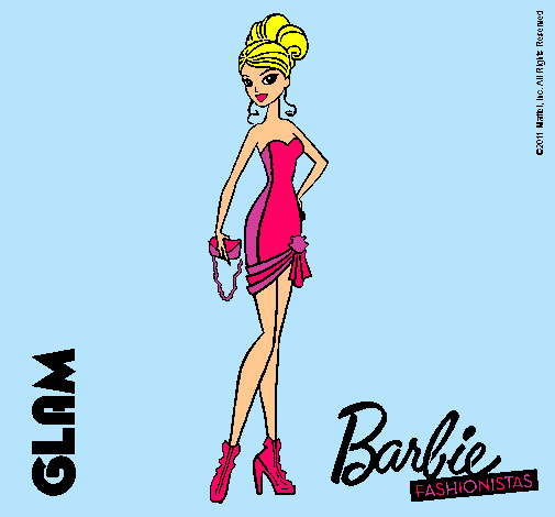 Dibujo Barbie Fashionista 5 pintado por Amadix
