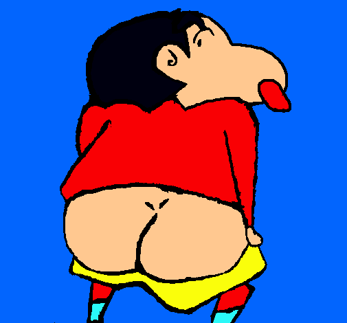 Dibujo Shin Chan pintado por carmuchi