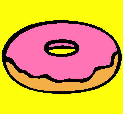 Dibujo Donuts pintado por pl11