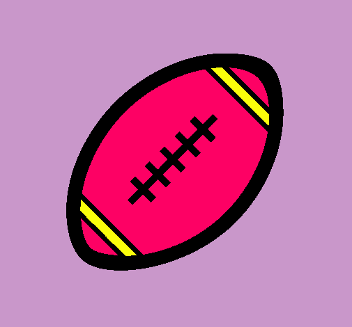 Dibujo Pelota de fútbol americano II pintado por kity
