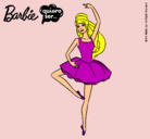Dibujo Barbie bailarina de ballet pintado por abrilona