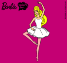 Dibujo Barbie bailarina de ballet pintado por 742120525525