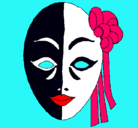 Dibujo Máscara italiana pintado por  evita1 
