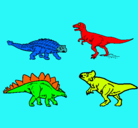 Dibujo Dinosaurios de tierra pintado por dinosdeallan