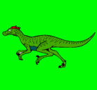 Dibujo Velociraptor pintado por cacita