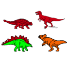 Dibujo Dinosaurios de tierra pintado por juan300