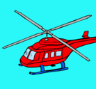 Dibujo Helicóptero  pintado por 1233