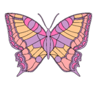 Dibujo Mariposa pintado por brigitt