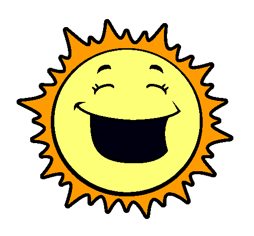 Dibujo Sol sonriendo pintado por NADIR
