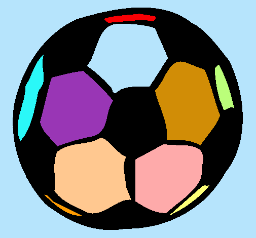 Dibujo Pelota de fútbol pintado por larry_bola