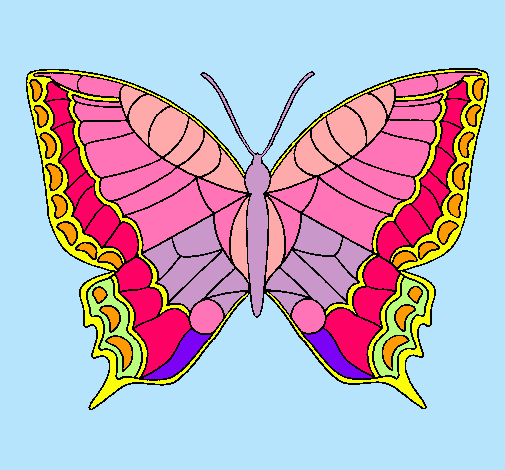 Dibujo Mariposa pintado por Marito 