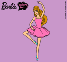 Dibujo Barbie bailarina de ballet pintado por isadora