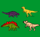 Dibujo Dinosaurios de tierra pintado por bryan8
