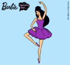Dibujo Barbie bailarina de ballet pintado por Amadix