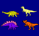 Dibujo Dinosaurios de tierra pintado por sssspiderman