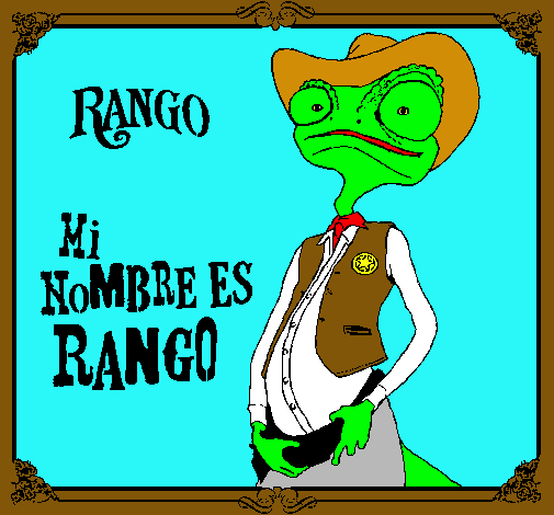 Dibujo Rango pintado por gokujorge