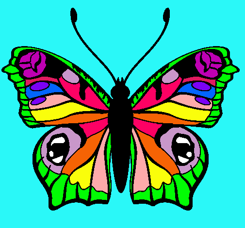 Dibujo Mariposa  pintado por misspeke