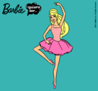 Dibujo Barbie bailarina de ballet pintado por rt67