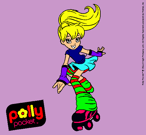 Dibujo Polly Pocket 1 pintado por ojazos