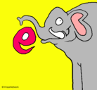 Dibujo Elefante pintado por  evita1 