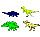 Dibujo Dinosaurios de tierra pintado por JOSE8