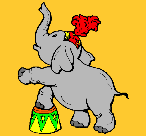 Dibujo Elefante pintado por misspeke