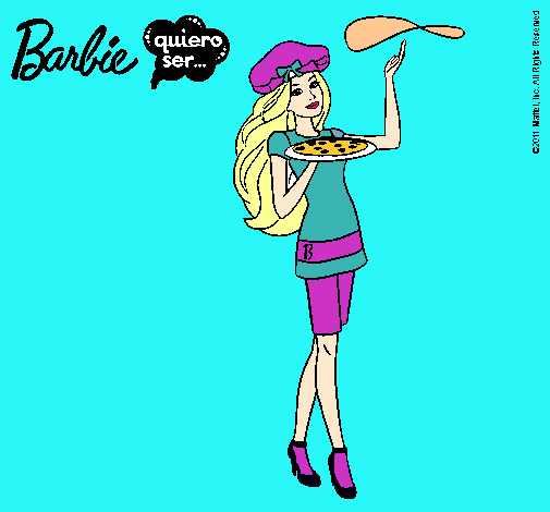 Dibujo Barbie cocinera pintado por patrifeVer