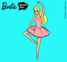Dibujo Barbie bailarina de ballet pintado por cleopatra
