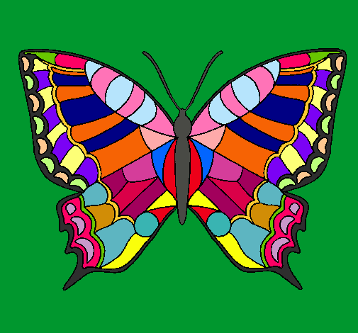 Dibujo Mariposa pintado por candeyari