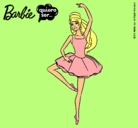 Dibujo Barbie bailarina de ballet pintado por claudi47
