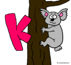 Dibujo Koala pintado por alondris