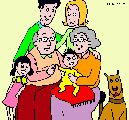 Dibujo Familia pintado por manuis