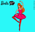Dibujo Barbie bailarina de ballet pintado por nerera