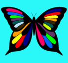 Dibujo Mariposa pintado por fergis