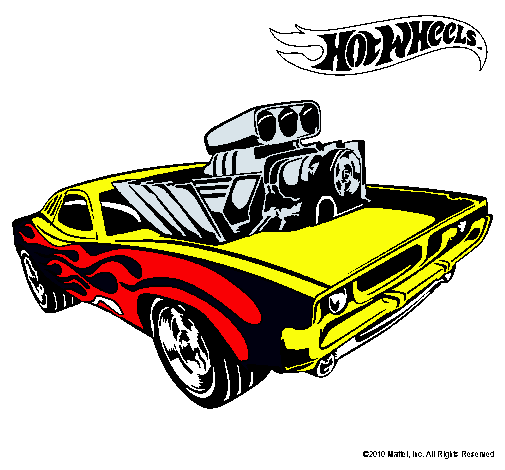 Dibujo Hot Wheels 11 pintado por enrrique