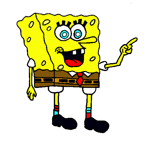 Dibujo Bob Esponja pintado por carmuchi