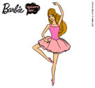 Dibujo Barbie bailarina de ballet pintado por pitufita