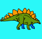 Dibujo Stegosaurus pintado por juanchi