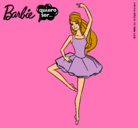 Dibujo Barbie bailarina de ballet pintado por janasolis
