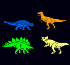 Dibujo Dinosaurios de tierra pintado por MATEU