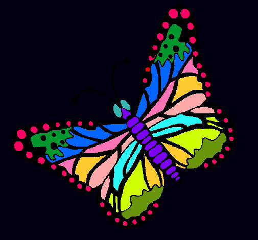 Dibujo Mariposa 4 pintado por lurdes22