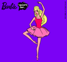 Dibujo Barbie bailarina de ballet pintado por martola