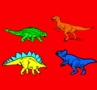 Dibujo Dinosaurios de tierra pintado por hrftdesgbvfc