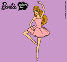 Dibujo Barbie bailarina de ballet pintado por FEFOFE
