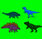 Dibujo Dinosaurios de tierra pintado por yerik