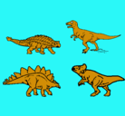 Dibujo Dinosaurios de tierra pintado por 10247856