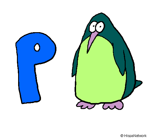 Dibujo Pingüino pintado por ivanateper