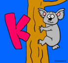 Dibujo Koala pintado por lolamora